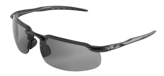 Swordfish® Variable Tint Anti-Fog Polarized Lens, Matte Black Frame Safety Glasses