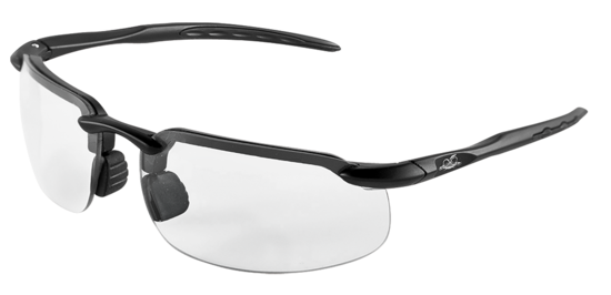 Swordfish® Variable Tint Anti-Fog Lens, Matte Black Frame Safety Glasses