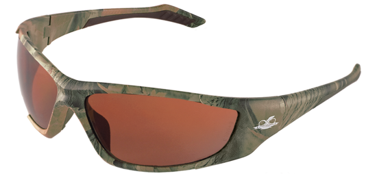Javelin™ Brown Lens, Woodland Camouflage Frame Safety Glasses