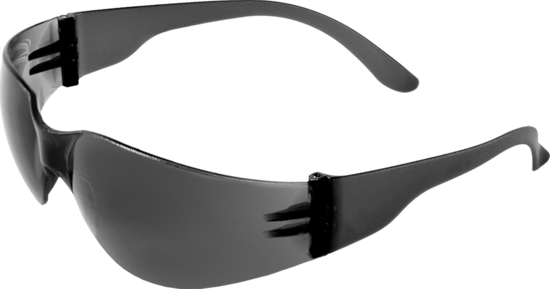 Torrent™ Smoke Lens, Frosted Black Frame Safety Glasses