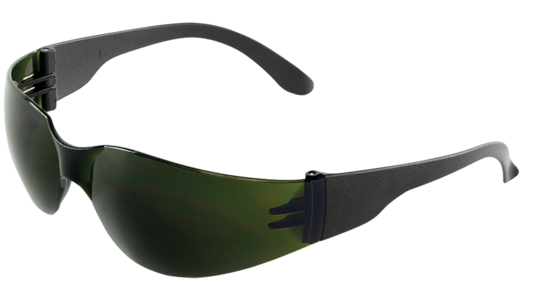 Torrent™ Welding Green IR Shade 5.0 Lens, Matte Black Frame Safety Glasses