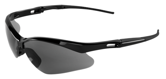 Spearfish® Smoke Anti-Fog Lens, Shiny Black Frame Safety Glasses