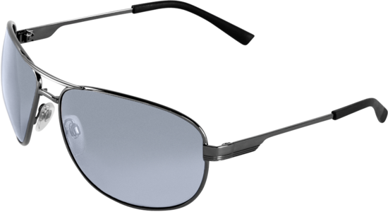 Acero® Silver Mirror Lens, Gunmetal Frame Safety Glasses