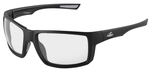 Sawfish™ Clear Anti-Fog Lens, Matte Black Frame Safety Glasses