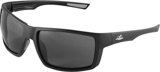Sawfish&trade; Gray Performance Fog Technology Lens, Matte Black Frame Safety Glasses