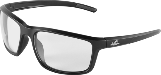 Pompano™ Clear Anti-Fog Lens, Matte Black Frame Safety Glasses