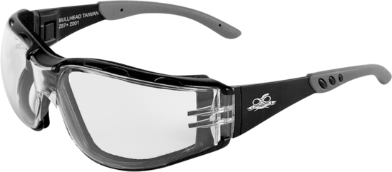 CG5 Clear Performance Fog Technology Lens, Matte Black Frame Convertible Safety Goggles
