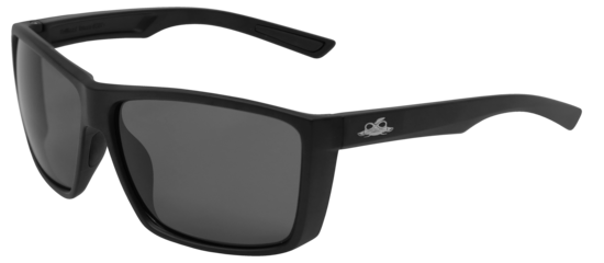 Lionfish&trade; Gray Performance Fog Technology Lens, Matte Black Frame Safety Glasses