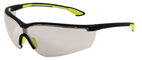 Chromis&trade; Indoor/Outdoor Anti-Fog Lens, Shiny Black Frame Safety Glasses