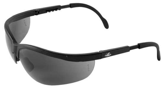 Picuda® Smoke Lens, Matte Black Frame Safety Glasses