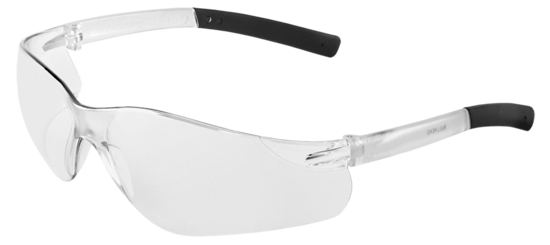 Pavon® Clear Lens, Frosted Clear Frame Safety Glasses