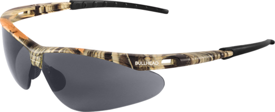 Stinger® Smoke Anti-Fog Lens, Woodland Camouflage Frame Safety Glasses