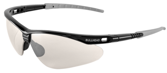 Stinger® Indoor/Outdoor Lens, Shiny Black Frame Safety Glasses
