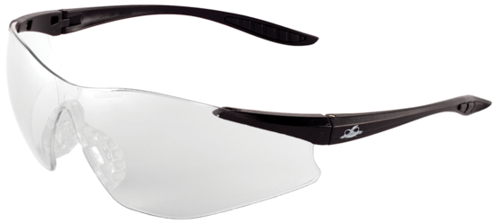 Snipefish® Clear Anti-Fog Lens, Matte Black Frame Safety Glasses