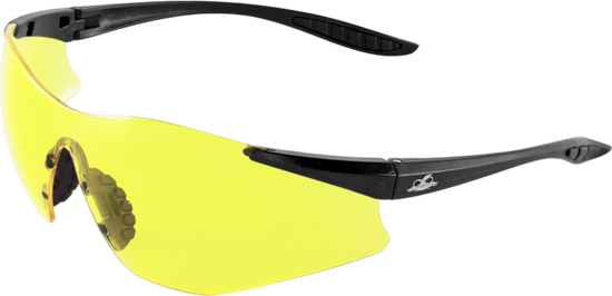 Snipefish® Yellow Anti-Fog Lens, Matte Black Frame Safety Glasses - LIMITED STOCK