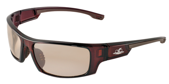 Dorado® Indoor/Outdoor Copper Lens, Crystal Brown Frame Safety Glasses