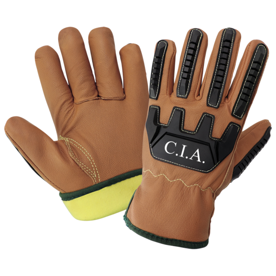 Impact, Oil, Water, Cut, and Flame Resistant Goatskin Gloves