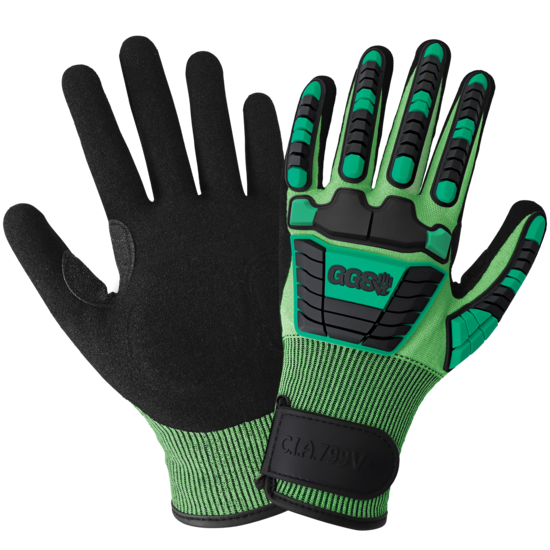 Vise Gripster&reg; C.I.A. Cut and Impact Resistant High-Visibility Tuffalene&reg; UHMWPE/rPET Touchscreen Gloves