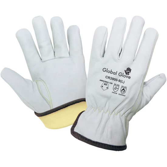 Cut, Abrasion, and Puncture Resistant Grain Goatskin Gloves