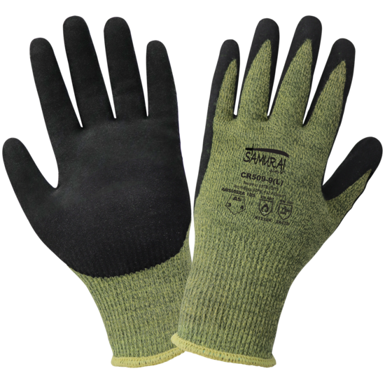 Samurai Glove® Cut, Abrasion, Puncture, and Flame-Resistant Arc-Flash Gloves with a Mach Finish Neoprene Bi-Polymer Coating