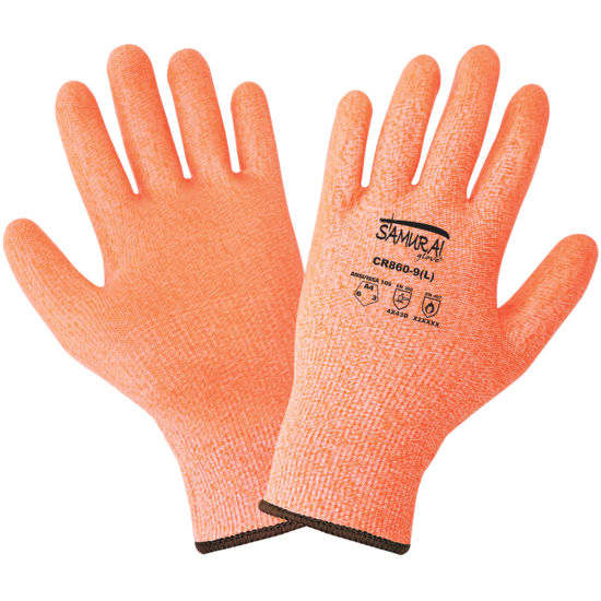 Samurai Glove® Supreme Grip Tack-Free Vulcanized Silicone-Coated Cut, Abrasion, and Puncture Resistant Gloves