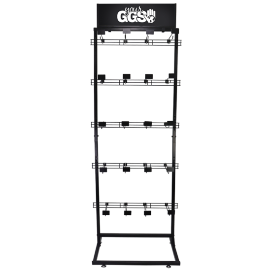 Retail 5-Tier Glove Display with Header Card