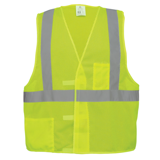FrogWear® HV Lightweight Mesh Polyester Safety Vest