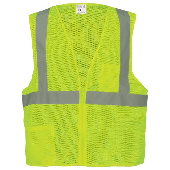 FrogWear® HV High-Visibility Lightweight Mesh Polyester Safety Vest