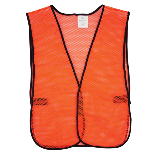 FrogWear® HV Enhanced Visibility Orange Economy Mesh Safety Vest