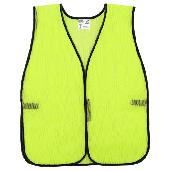 FrogWear® HV High-Visibility Yellow/Green Economy Mesh Safety Vest