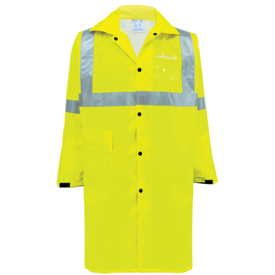 FrogWear® HV High-Visibility Self-Extinguishing Yellow/Green Duster Jacket