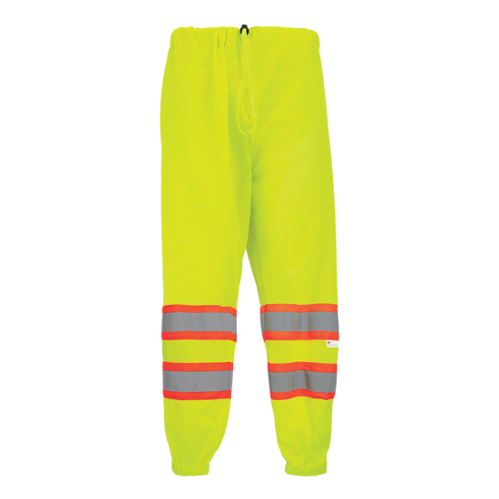FrogWear® HV High-Visibility Yellow/Green Mesh Safety Pants