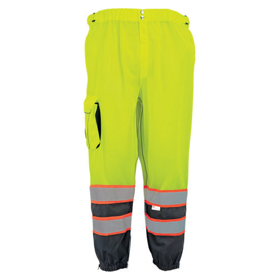 FrogWear® HV Premium Lightweight Breathable Yellow/Green Safety Pants