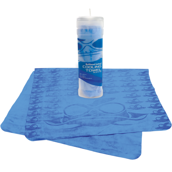 Bullhead Safety® Cooling Ultra-Absorbent Blue Cooling Towel