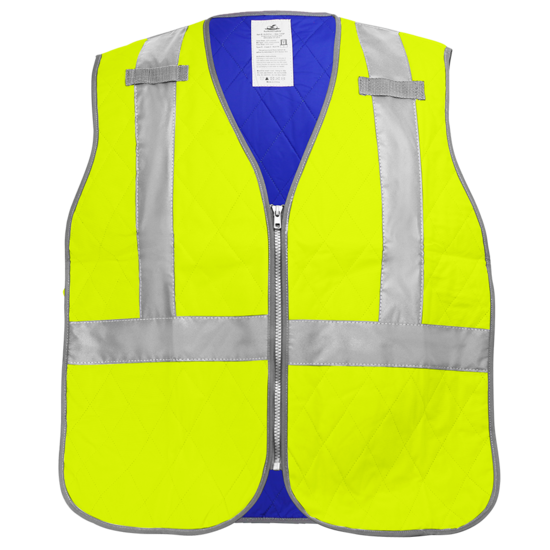 Bullhead Safety® Premium High-Visibility Evaporative Cooling Vest