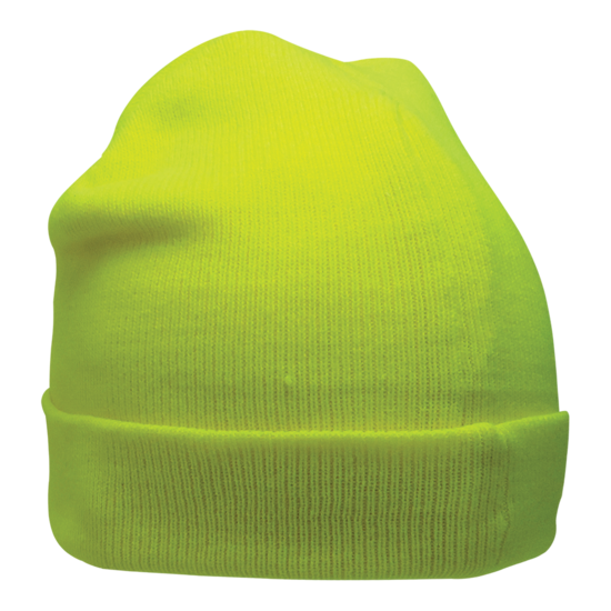 FrogWear® HV Enhanced Visibility Yellow/Green Stretch Beanie Hat