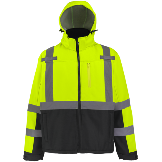 FrogWear&reg; HV Premium Fleece-Lined Softshell Jacket