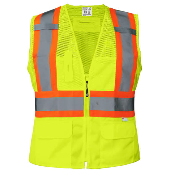 FrogWear® HV Women's Fit High-Visibility Surveyors Safety Vest