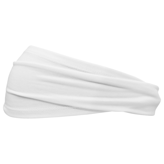 FrogWear™ White Tapered Cooling Headband with Four-Way Stretch