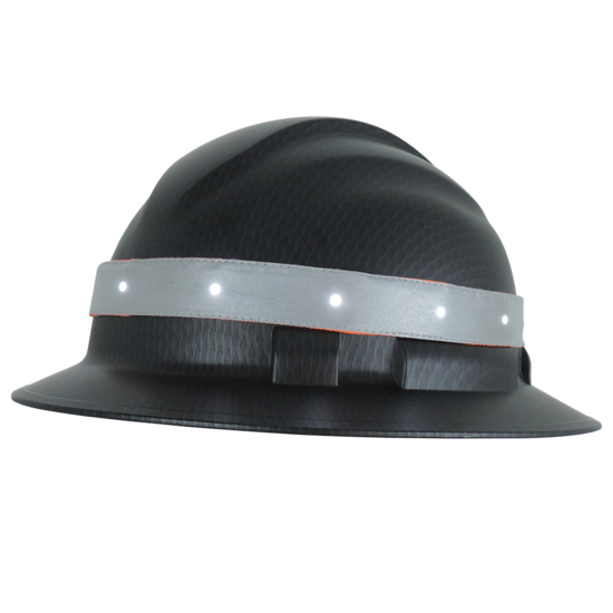 FrogWear® HV High-Visibility Rechargeable Hard Hat LED Light Band