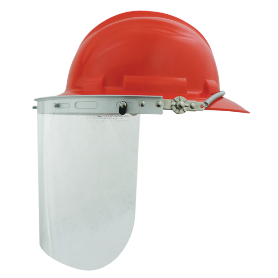 Bullhead Safety™ Head Protection Clear Polycarbonate Face Shield