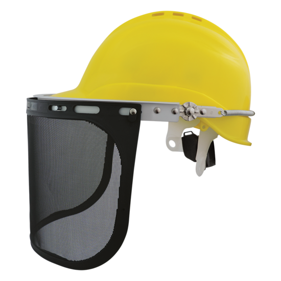 Bullhead Safety™ Head Protection Wire Mesh Face Shield