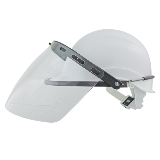 Bullhead Safety&trade; Head Protection Clear Toric Polycarbonate Face Shield