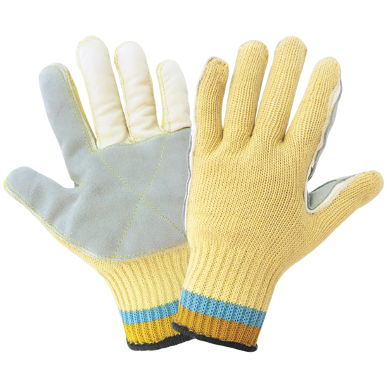 Samurai Glove® Heavyweight Seamless Cut, Abrasion, and Puncture Resistant Premium-Grade Double-Leather Palm Gloves