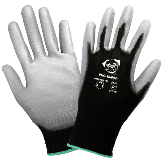 PUG™ Economy Polyurethane Coated Gloves with Cut, Abrasion, and Puncture Resistance