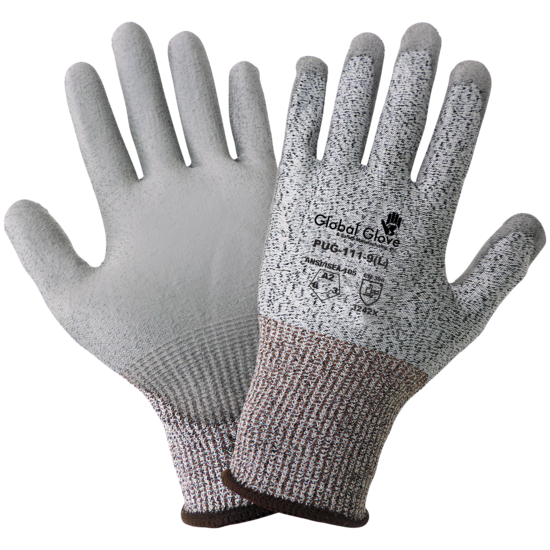 Polyurethane Coated Cut, Abrasion, and Puncture Resistant Gloves