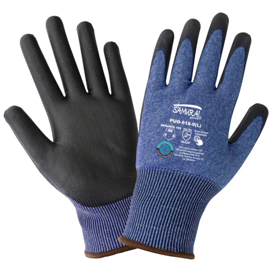 Samurai Glove® Cut Resistant Tuffalene® UHMWPE Touch Screen Gloves with Recycled rPET Fiber