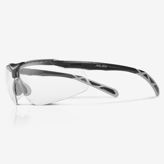 Flux&trade; Clear Performance Fog Technology Lens, Black and Gray Adjustable Frame Safety Glasses