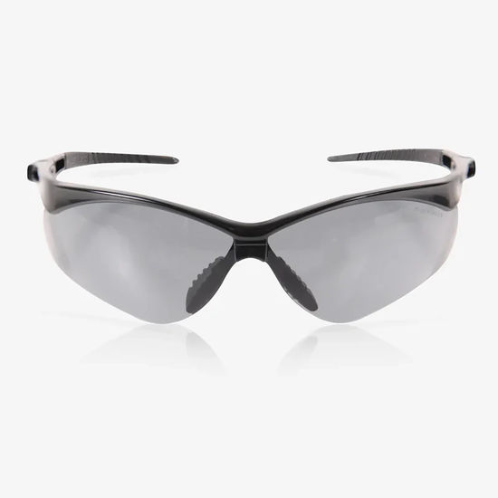 Vesper&trade; Gray Anti-Fog Lens, Shiny Black Frame Safety Glasses