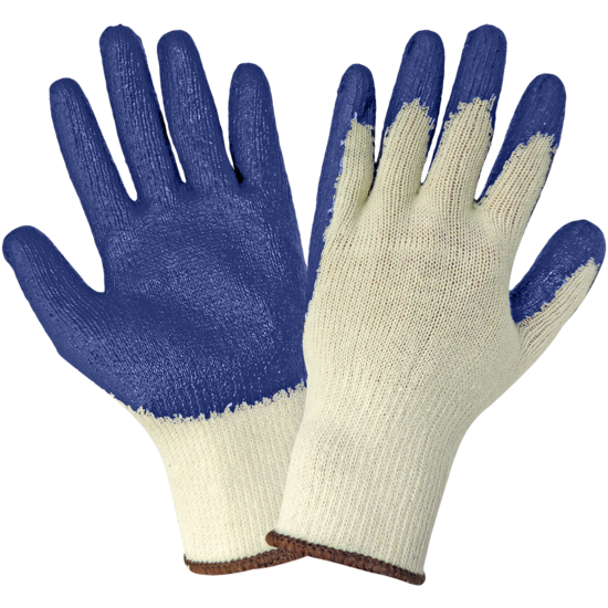 String Knit Rubber Dipped Gloves